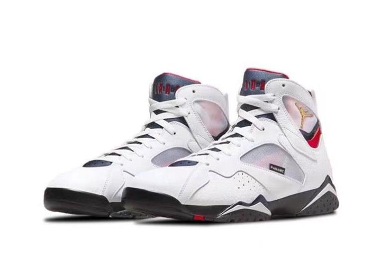 Air Jordan 7 Retro 大巴黎籃球鞋白红- Air Jordan台灣官方網站